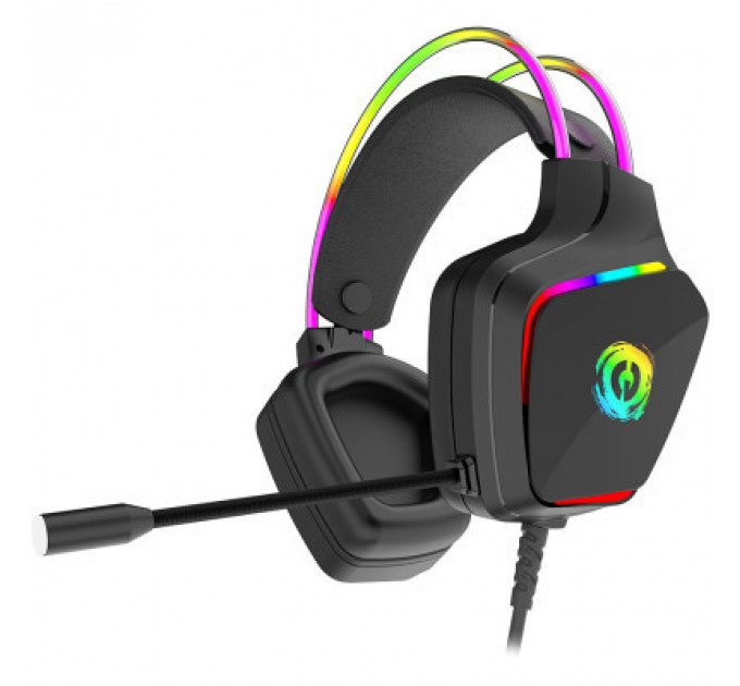 Навушники Canyon GH-9A Darkless Gaming 3.5 мм RGB Black (CND-SGHS9A)