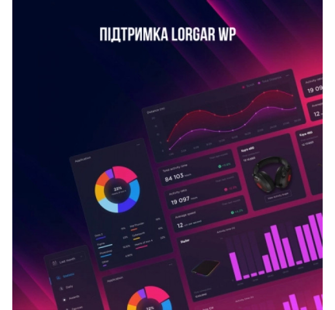 Навушники Lorgar Kaya 460 Gaming RGB USB Black (LRG-GHS460)