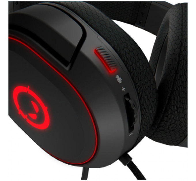 Навушники Lorgar Kaya 460 Gaming RGB USB Black (LRG-GHS460)