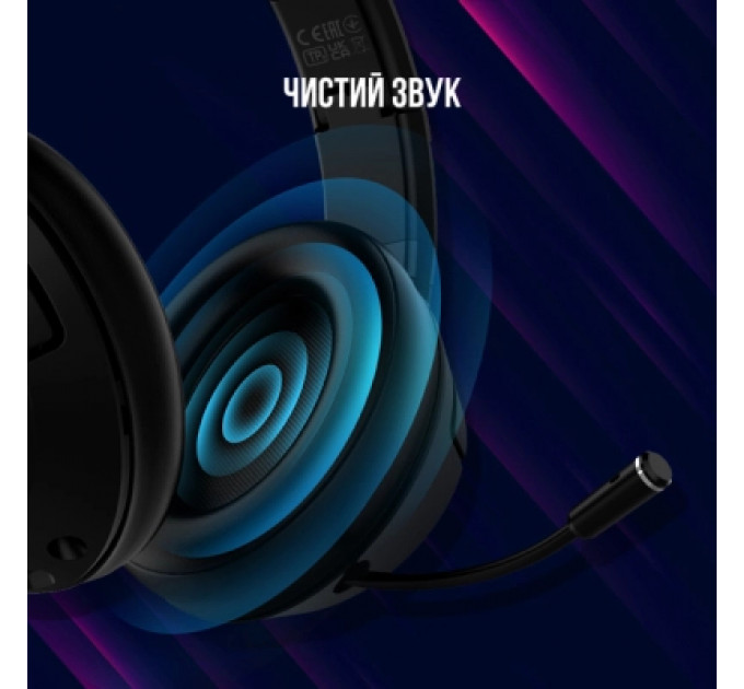 Навушники Lorgar Noah 101 Gaming 3.5 мм Black (LRG-GHS101B)