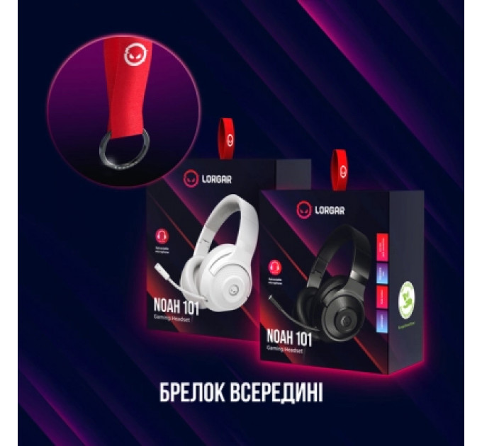 Навушники Lorgar Noah 101 Gaming 3.5 мм Black (LRG-GHS101B)