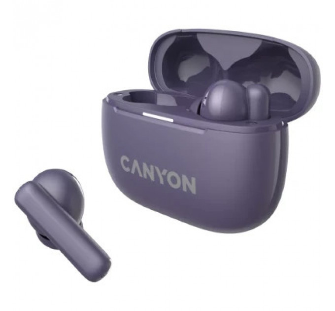 Навушники Canyon TWS-10 OnGo ANC ENC Purple (CNS-TWS10PL)
