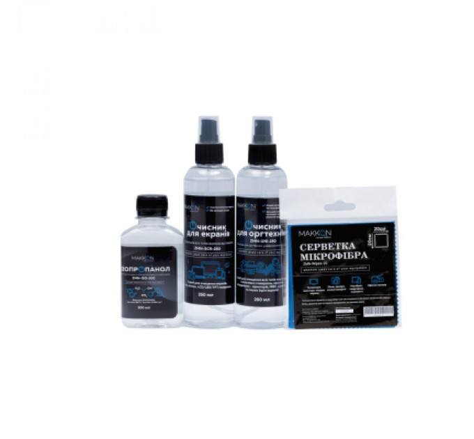Рідина для очистки Makkon ISOPROPANOL 99.7, 200ml (ZMN-ISO-200)