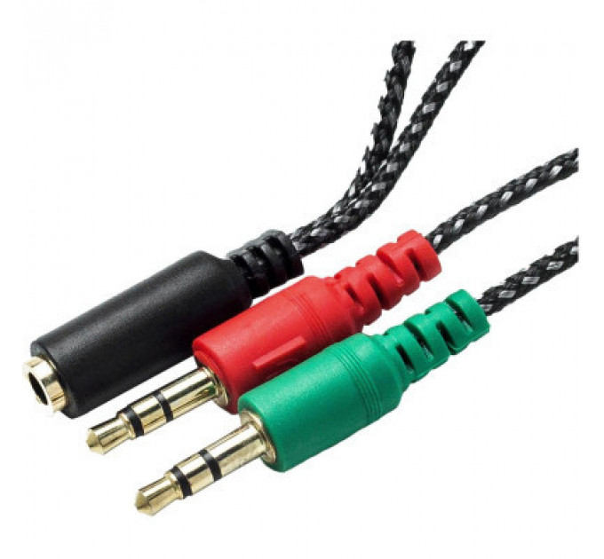 Перехідник XoKo AC-007 2x3.5-мм jack(F) - 3.5-мм 4pin jack(M) (XOKO AC-007)