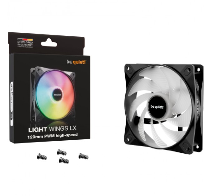 Be quiet! Кулер до корпусу Be quiet! LIGHT WINGS LX 120mm PWM high-speed (BL123)
