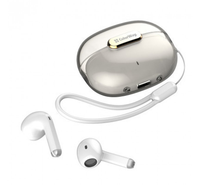 Навушники ColorWay Slim TWS-2 Earbuds White (CW-TWS2WT)