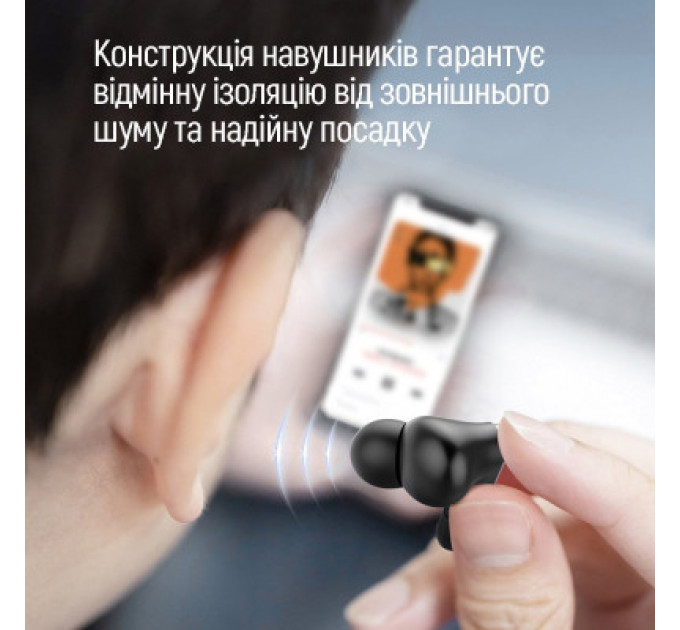 Навушники ColorWay TWS-3 Earbuds Black (CW-TWS3BK)