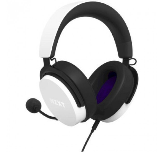 Навушники NZXT Wired Closed Back Headset 40mm White V2 (AP-WCB40-W2)