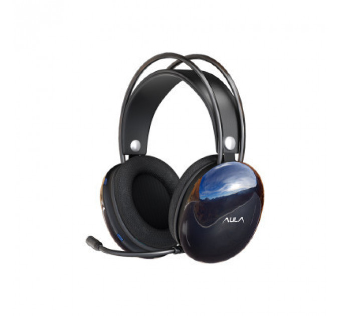 Навушники Aula S505 RGB Transparent Gaming Headset Black (6948391235479)
