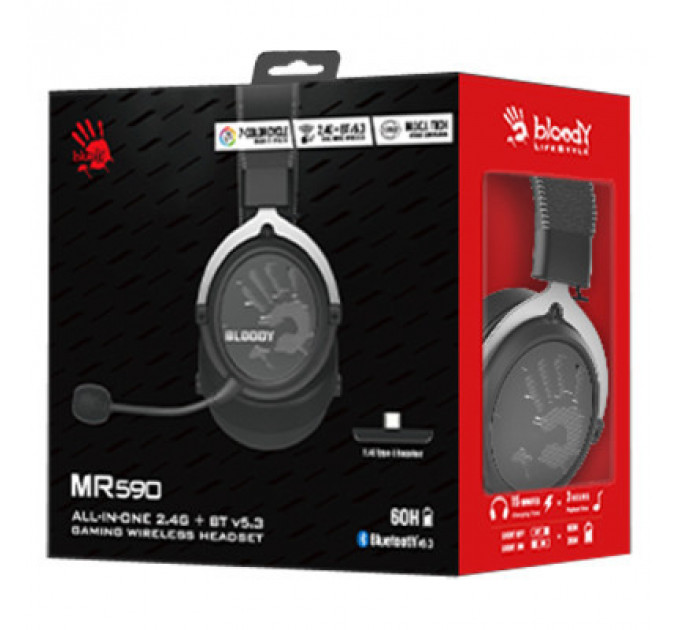 Навушники A4Tech Bloody MR590 Sport Black (4711421996013)