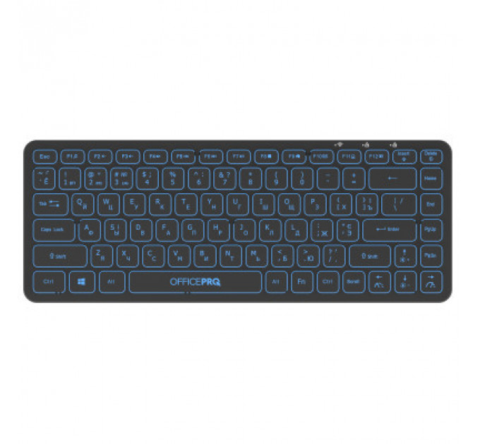 Клавіатура OfficePro SK790B Wireless/Bluetooth Black (SK790B)