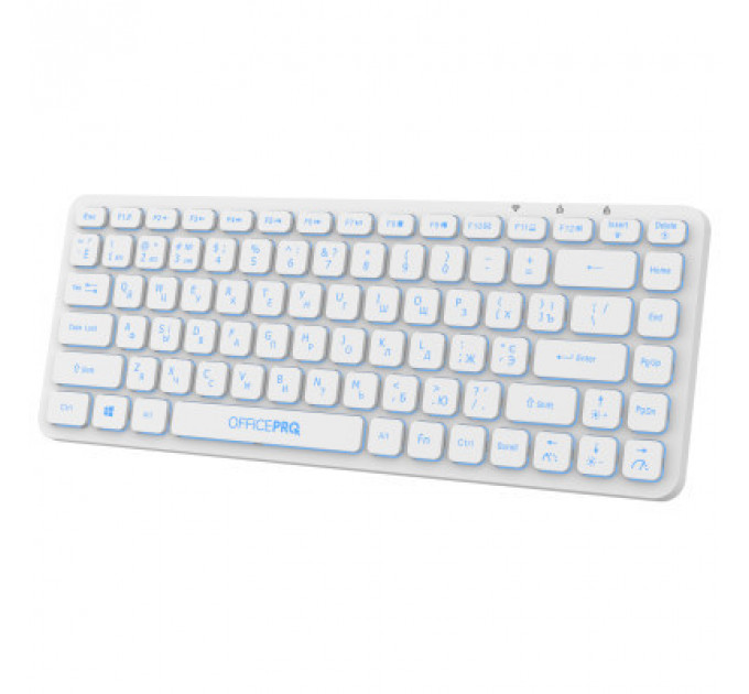 Клавіатура OfficePro SK790W Wireless/Bluetooth White (SK790W)