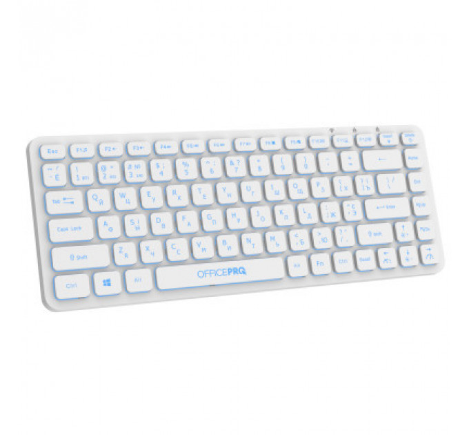 Клавіатура OfficePro SK790W Wireless/Bluetooth White (SK790W)