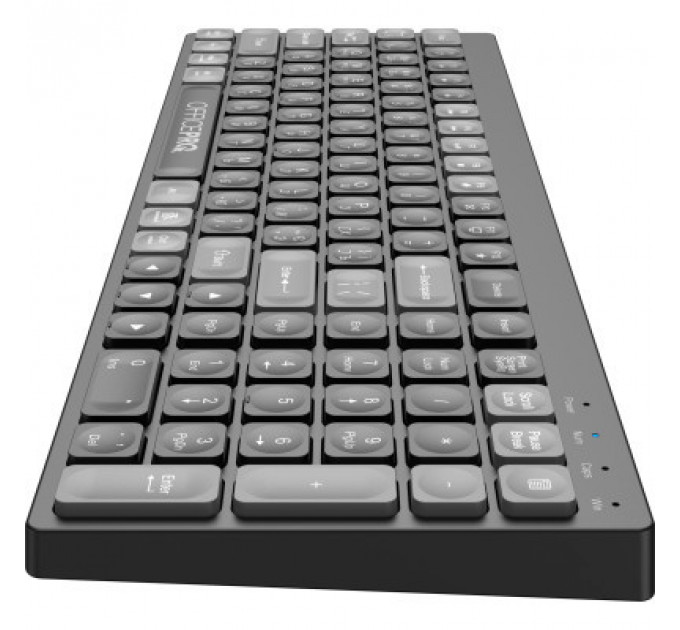 Клавіатура OfficePro SK985B Wireless/Bluetooth Black (SK985B)