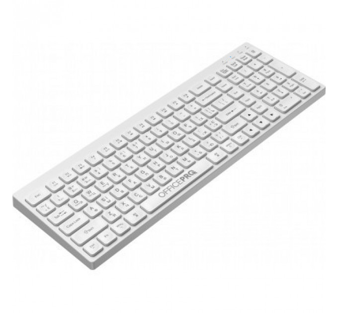 Клавіатура OfficePro SK985W Wireless/Bluetooth White (SK985W)