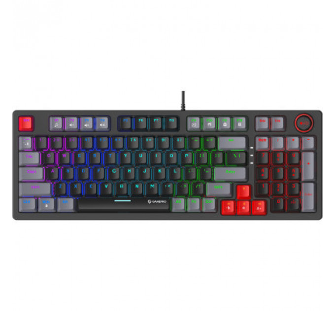 Клавіатура GamePro MK120B LED Blue Switches USB Black (MK120B)