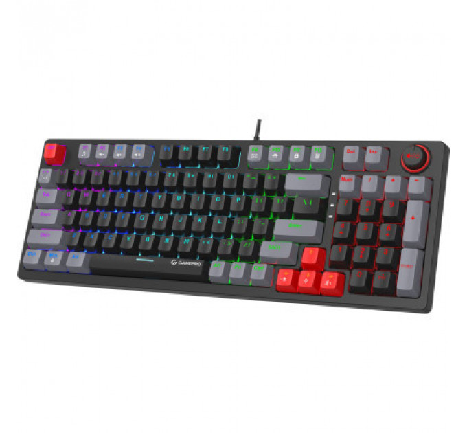 Клавіатура GamePro MK120B LED Blue Switches USB Black (MK120B)