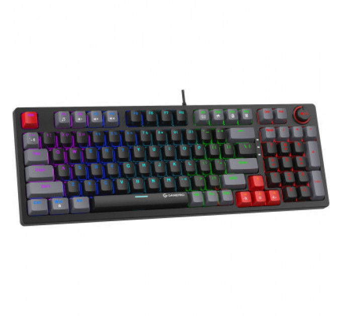 Клавіатура GamePro MK120B LED Blue Switches USB Black (MK120B)