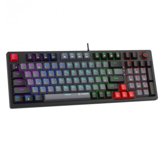 Клавіатура GamePro MK120B LED Red Switches USB Black (MK120R)