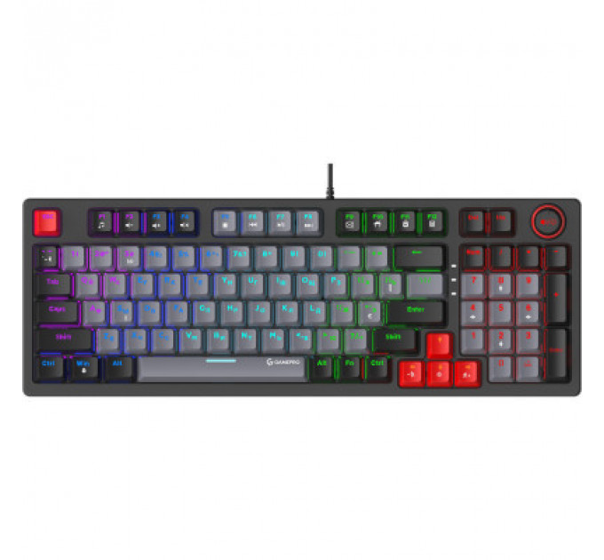 Клавіатура GamePro MK120B LED Red Switches USB Black (MK120R)