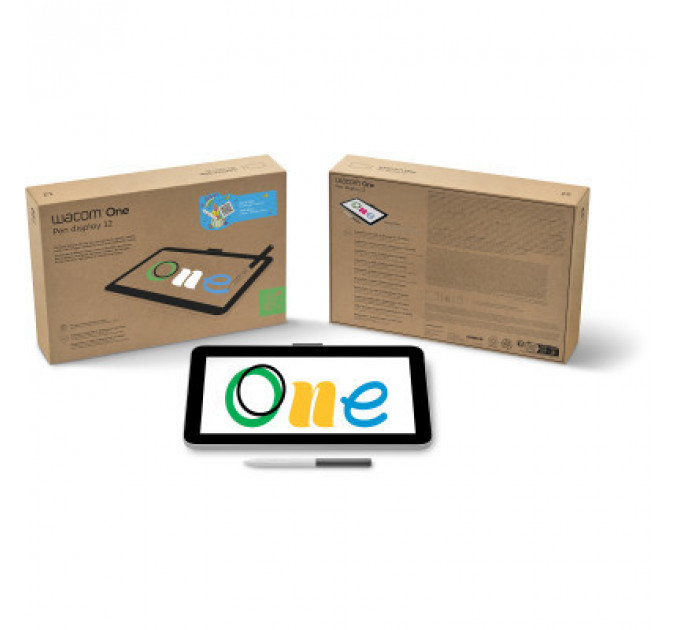Планшет-монітор Wacom One12 (DTC121W0B)