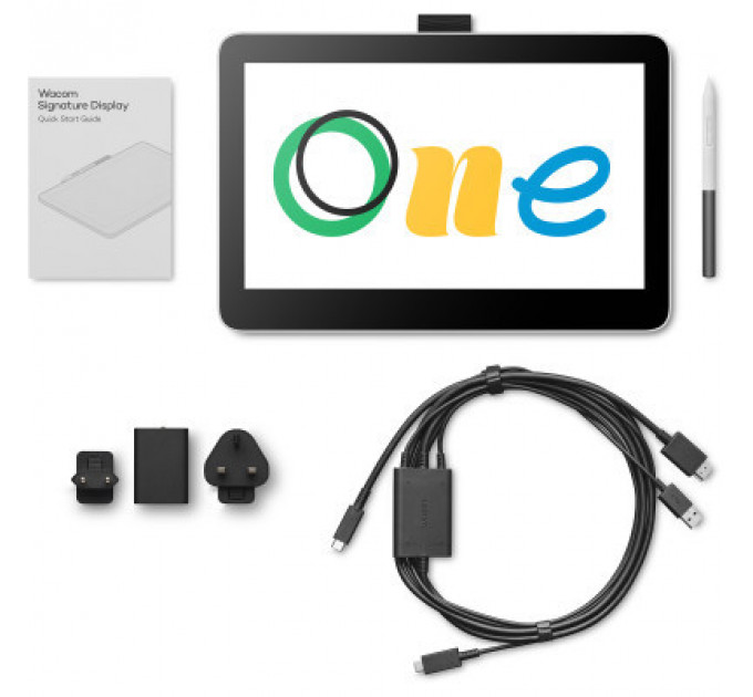 Планшет-монітор Wacom One12 (DTC121W0B)