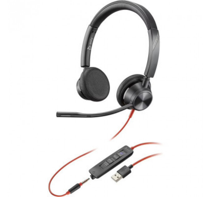 Навушники Poly BlackWire C3325-M USB-A HS Stereo (76J21AA)