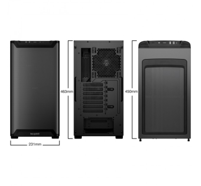 Be quiet! Корпус Be quiet! PURE BASE 501 Airflow з віконцем,чорний (BGW74)