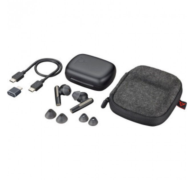 Навушники Poly Voyager Free 60 Earbuds + BT700C + BCHC Black (7Y8H4AA)