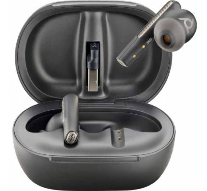 Навушники Poly Voyager Free 60+ Earbuds + BT700A + TSCHC Black (7Y8G3AA)