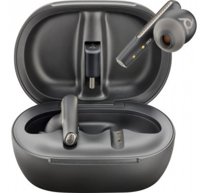 Навушники Poly Voyager Free 60+ Earbuds + BT700C + TSCHC Black (7Y8G4AA)