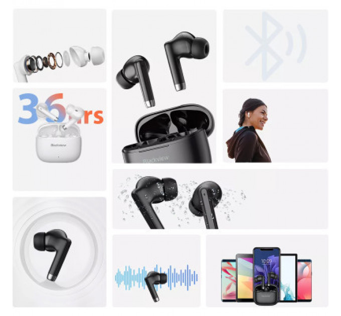 Навушники Blackview AirBuds 4 Black (6931548312673)