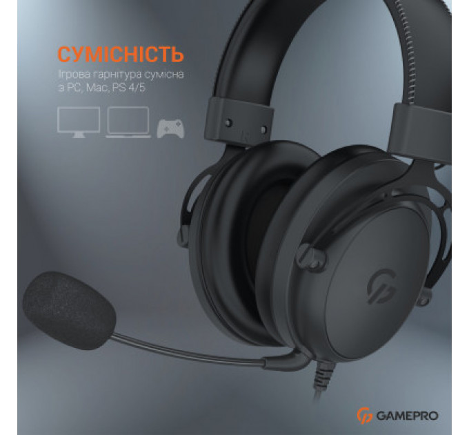 Навушники GamePro HS1050 Black (HS1050)