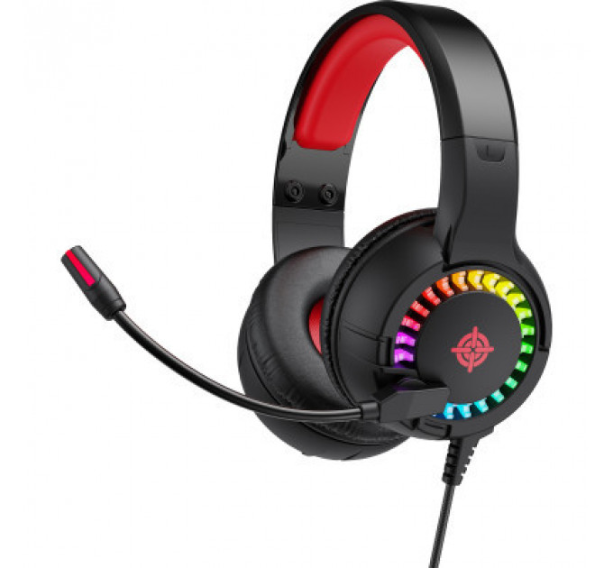 Навушники GamePro HS382 RGB Black/Red (HS382)