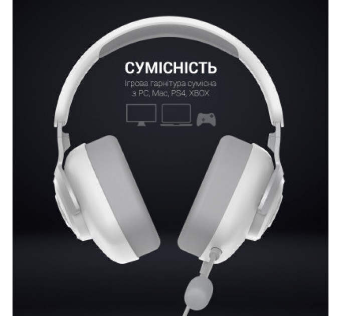 Навушники GamePro HS590W White (HS590W)