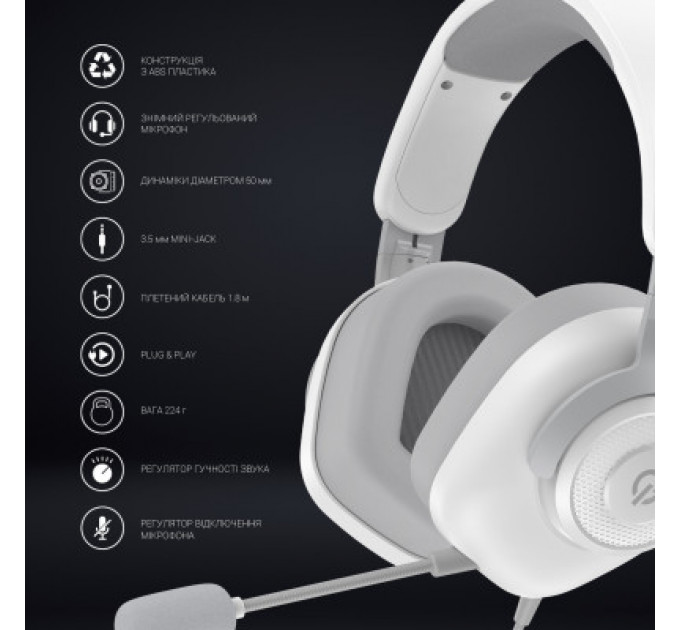 Навушники GamePro HS590W White (HS590W)
