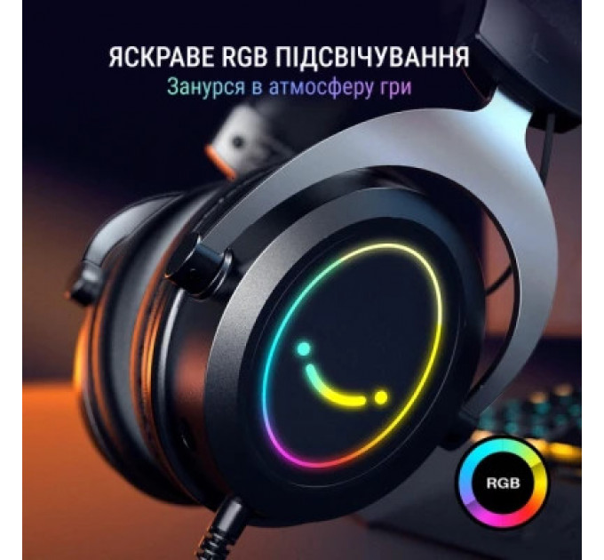 Навушники Fifine H3 RGB Black (H3)