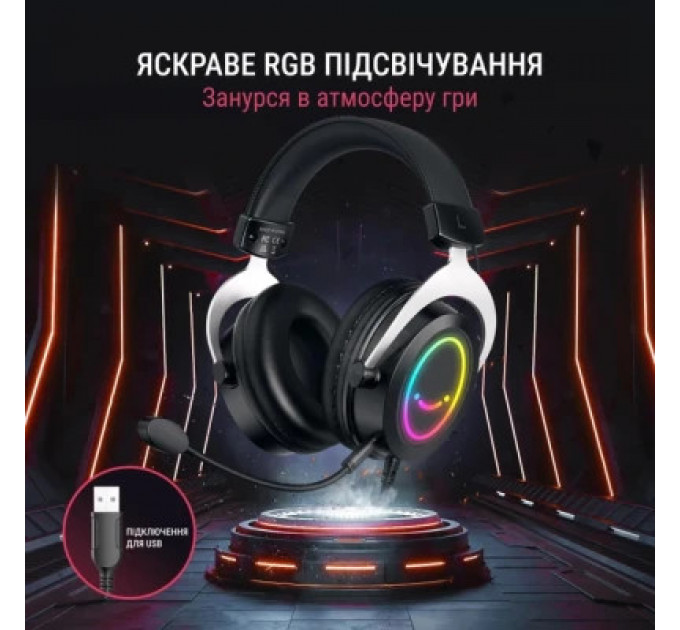 Навушники Fifine H3 RGB Black (H3)