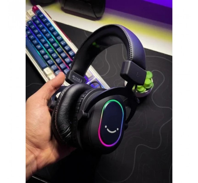 Навушники Fifine H6 RGB 7.1 Black (H6)