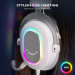 Навушники Fifine H6 RGB 7.1 White (H6W)