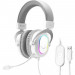 Навушники Fifine H6 RGB 7.1 White (H6W)