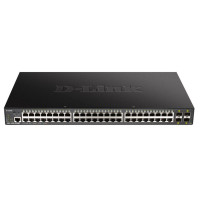Комутатор мережевий D-Link DGS-1250-52XMP