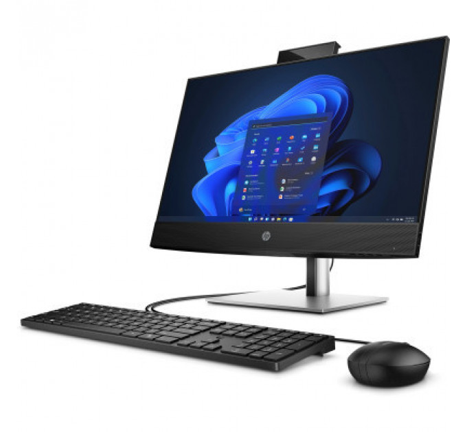 Комп'ютер HP ProOne 440 G9 AiO / i3-13100T, 8, 512, WiFi, Cam, KM (885F4EA)