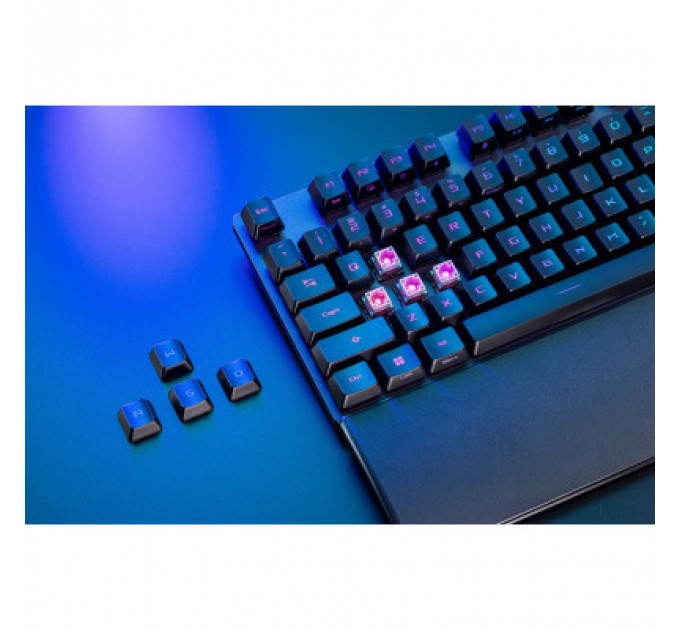 Клавіатура ASUS ROG Strix Scope II RX Red ABS UA USB Black (90MP0350-BKMA00)