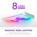 NZXT Кулер до корпусу NZXT F240 RGB Core Fan (Single Frame) - White (RF-U24HF-W1)