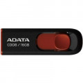 USB флеш накопичувач ADATA 16Gb C008 Black/Red USB 2.0 (AC008-16G-RKD)