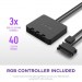 NZXT Кулер до корпусу NZXT F120RGB Duo - 120mm Dual- (RF-D12SF-B1)