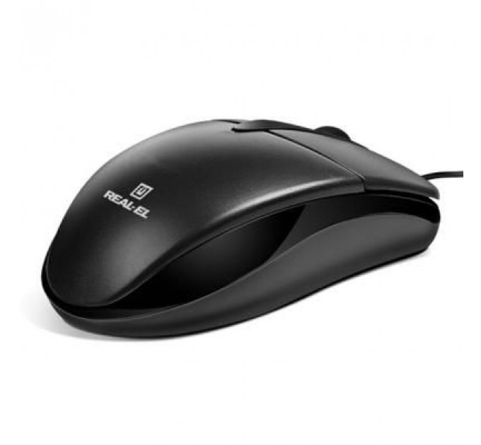 Мишка REAL-EL RM-211 USB Black