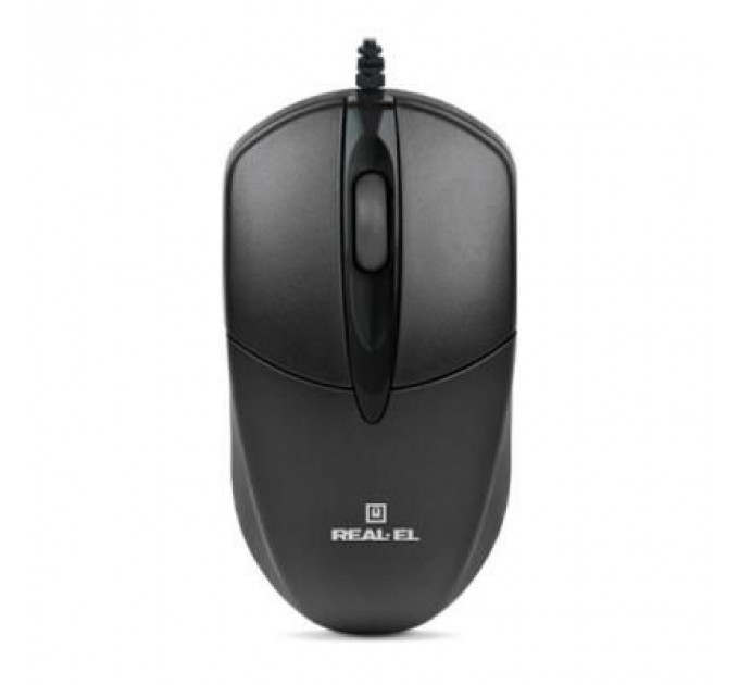 Мишка REAL-EL RM-211 USB Black