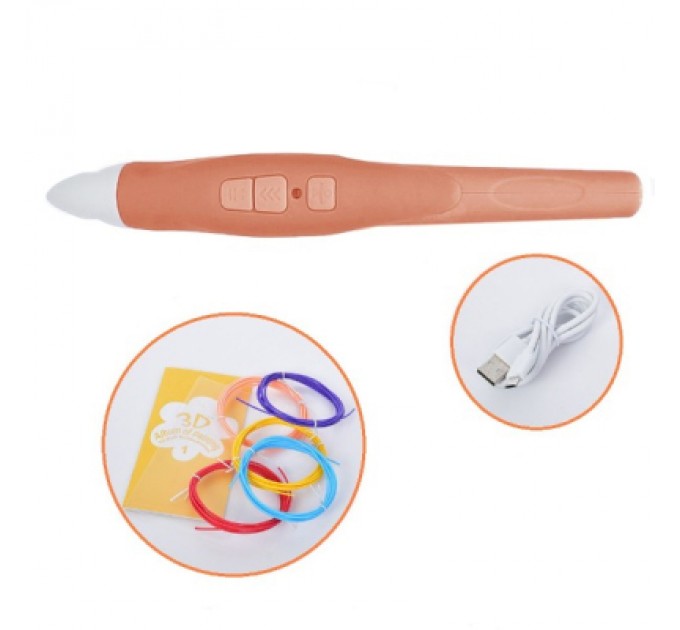 Bambi 3D - ручка Bambi 309W (orange) (309W orange)